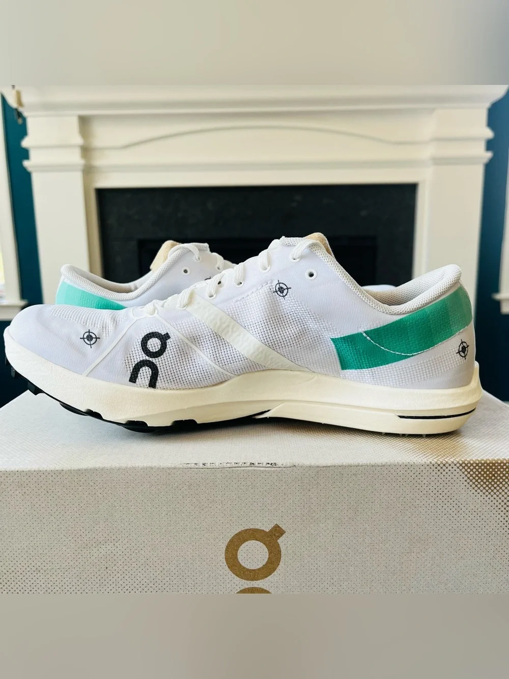 On Cloudspike 10000m Women’s Track Running Shoes Undyed-White/Mint 3WD10571105